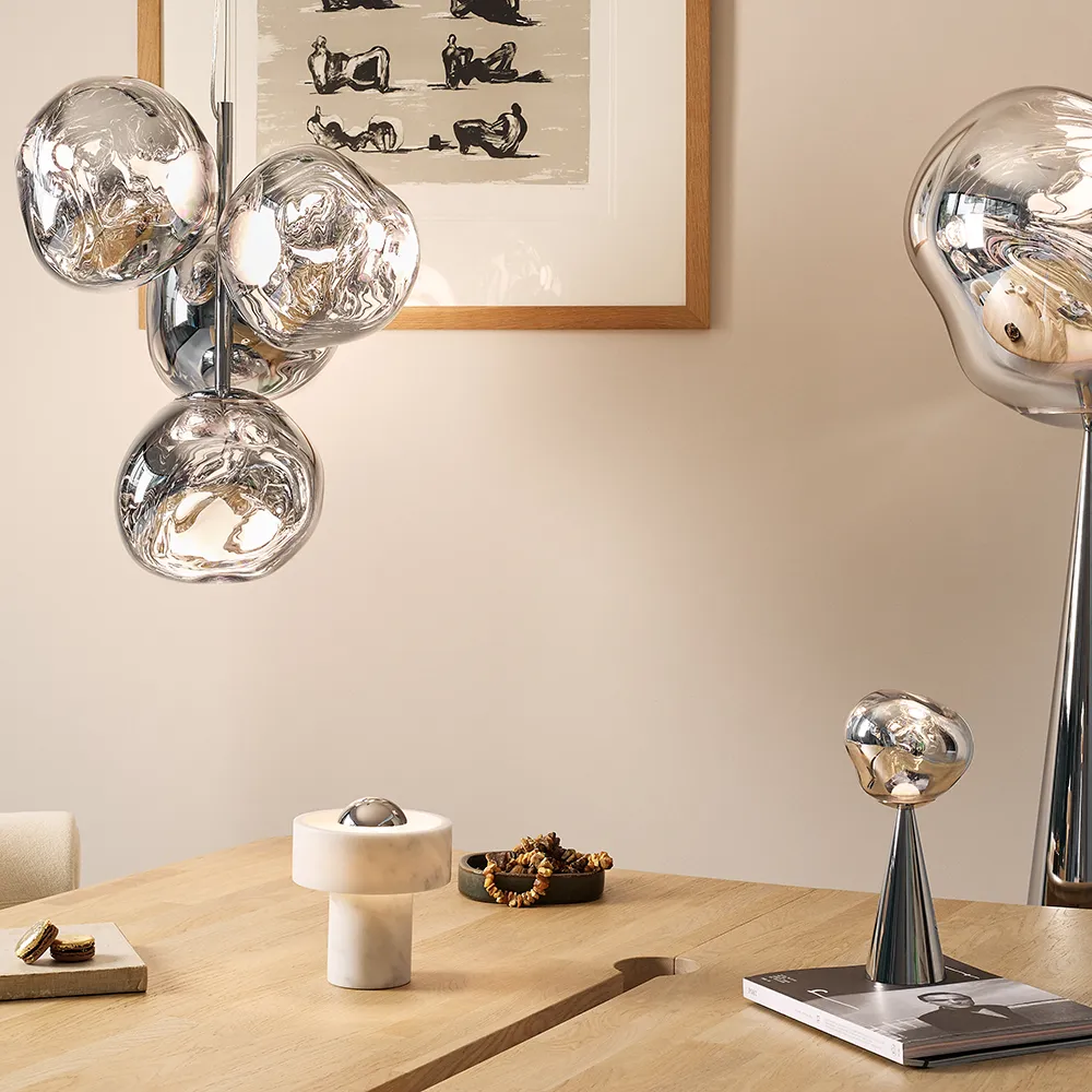 Stone Portable Silver LED