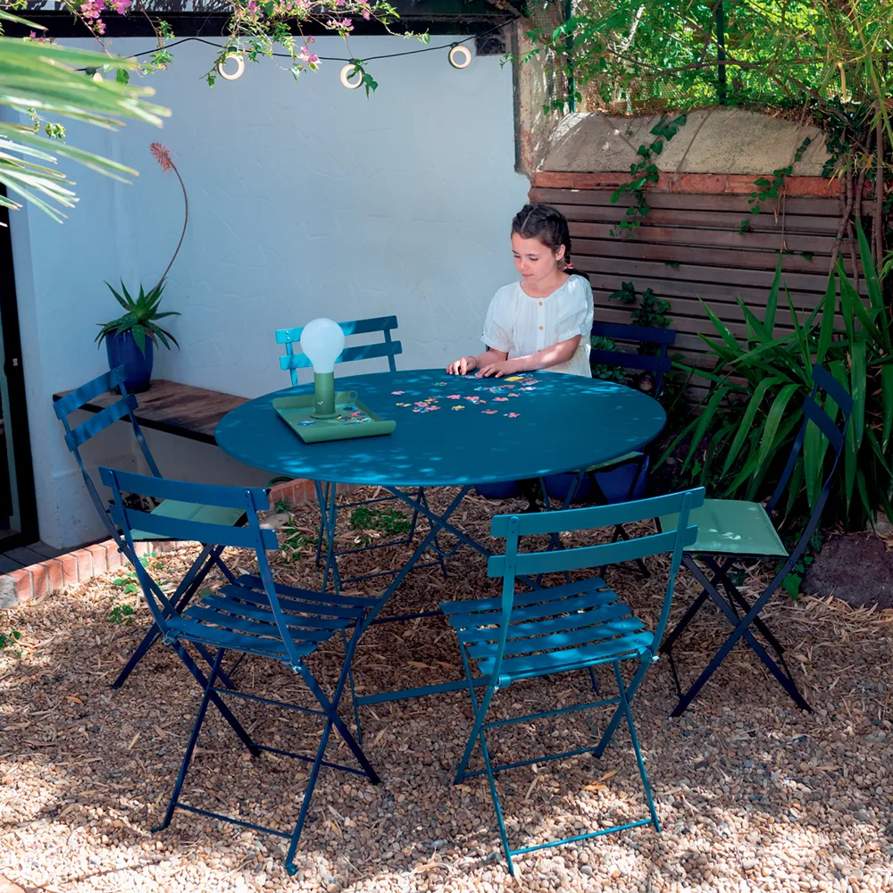 Bistro taulukko 117 cm Acapulco blue