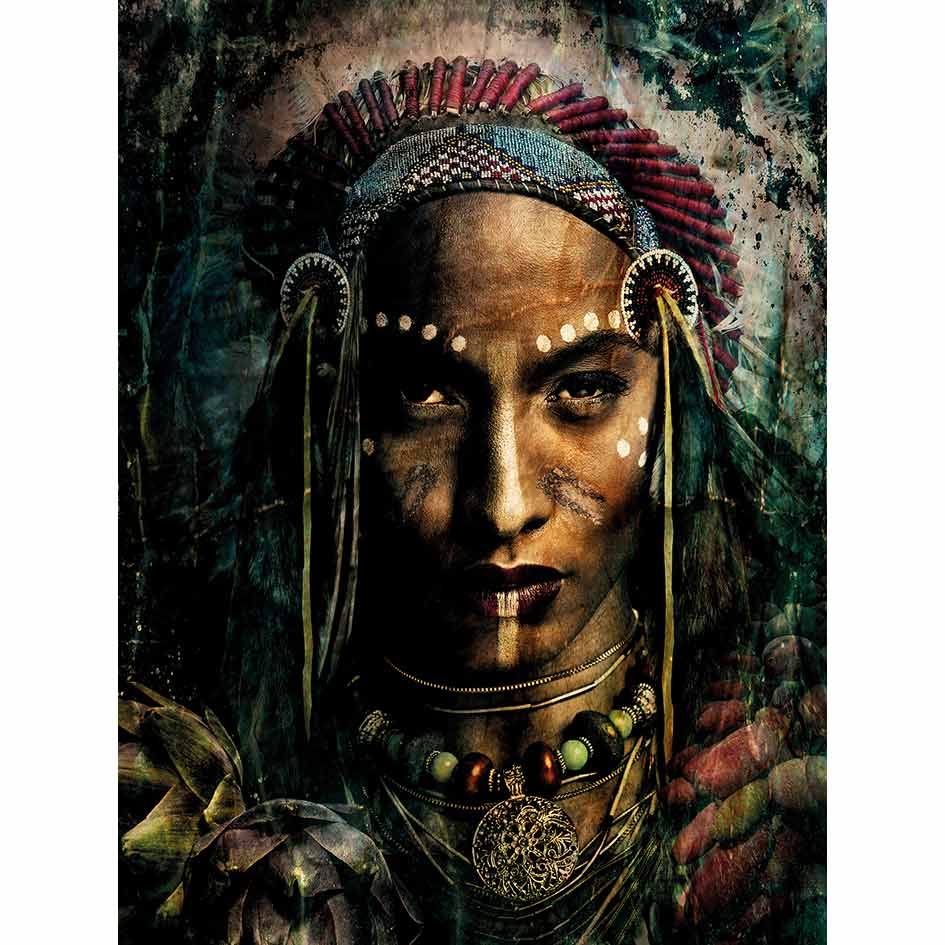 Seinäkoriste Indian Portrait 100 x 150 cm Artwood