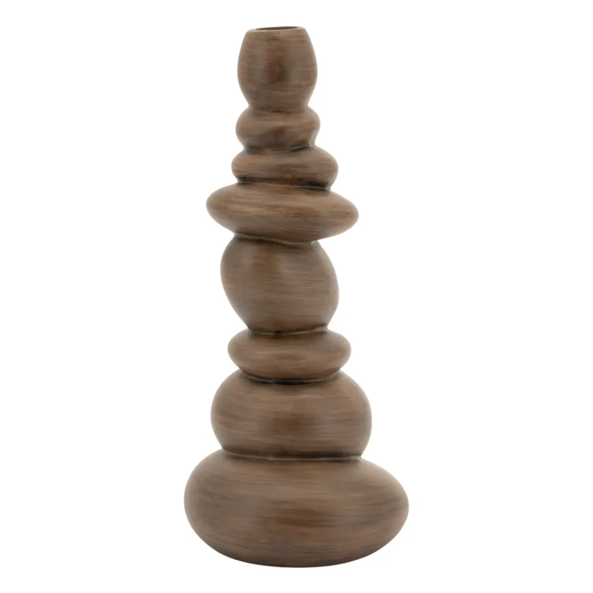 Tou large 14,5x14,5x32 cm Polyresin Ruskea