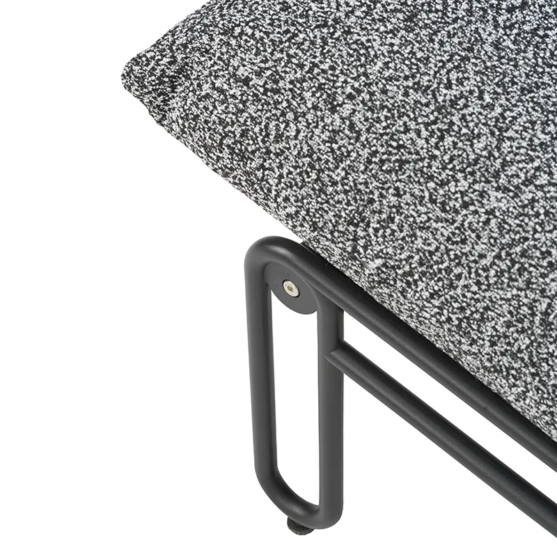 Blixt nojatuoli Musta / Teddy ant