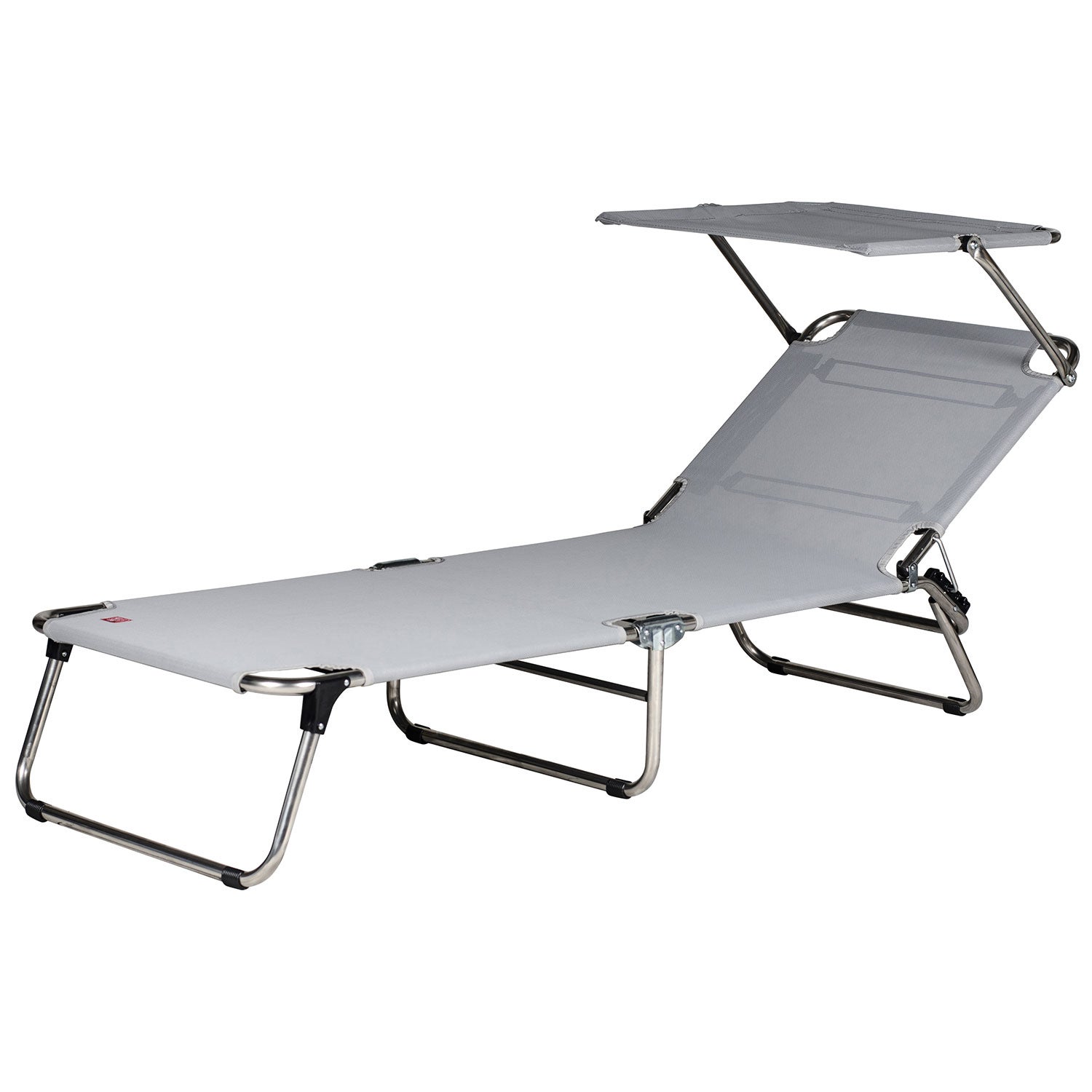 Amigo aurinkotuoli top harmaa alumiini/tekstiili 