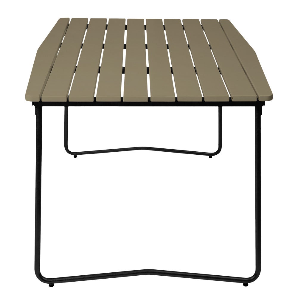 Pöytä B31 170 Vihreä lakattu tammi / Musta runko