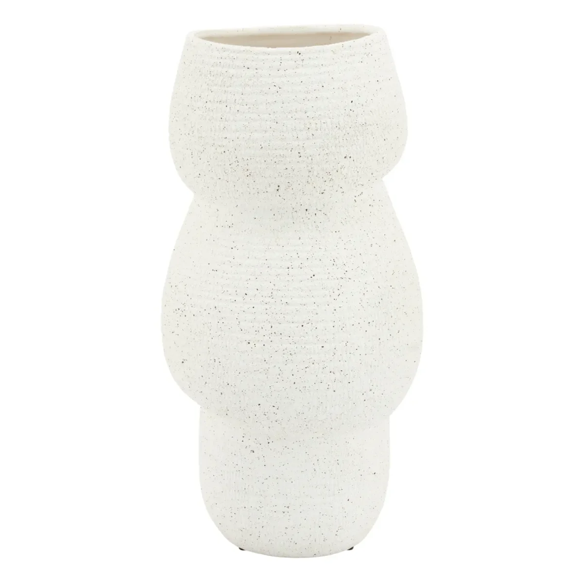 Grava large Maljakko 23,5x23,5x46 cm Saviastia Off white