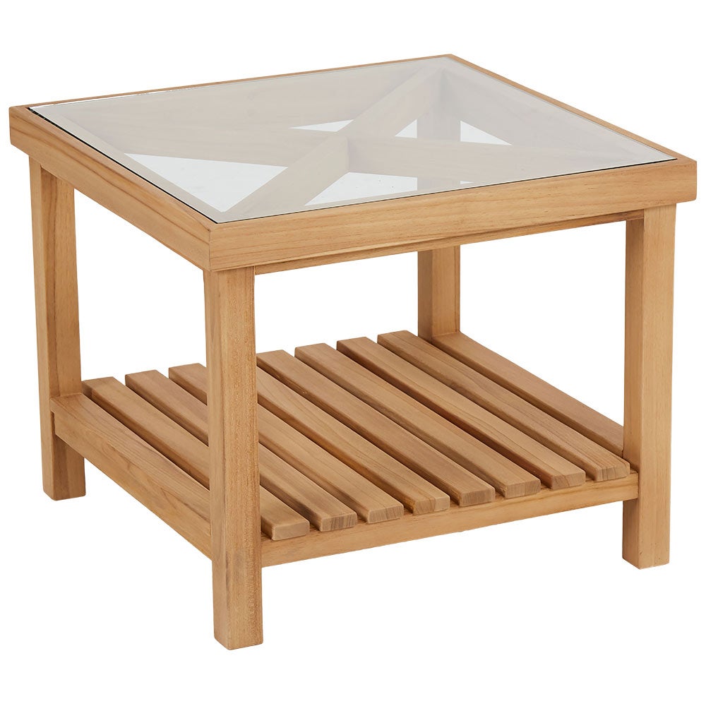 Varm sohvapöytä luonnonvärinen tiikki Brafab