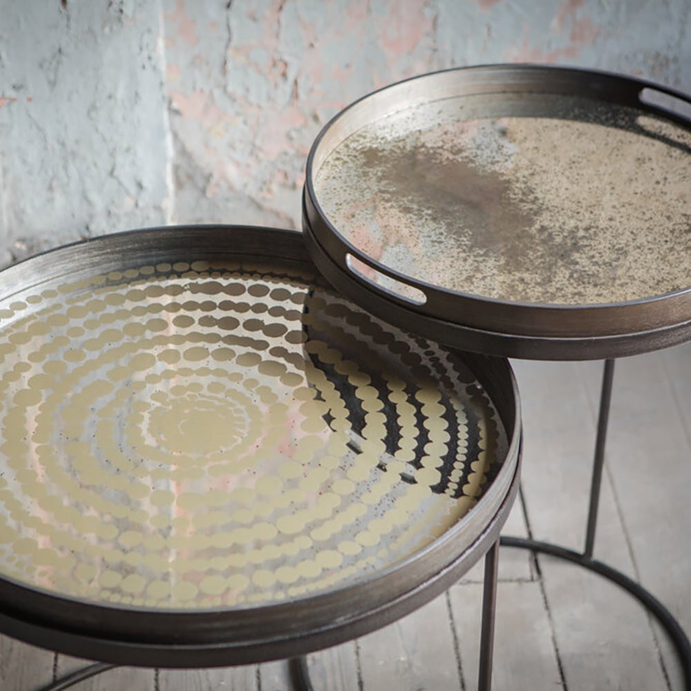 Aged Tarjotin Ø48 cm Clear