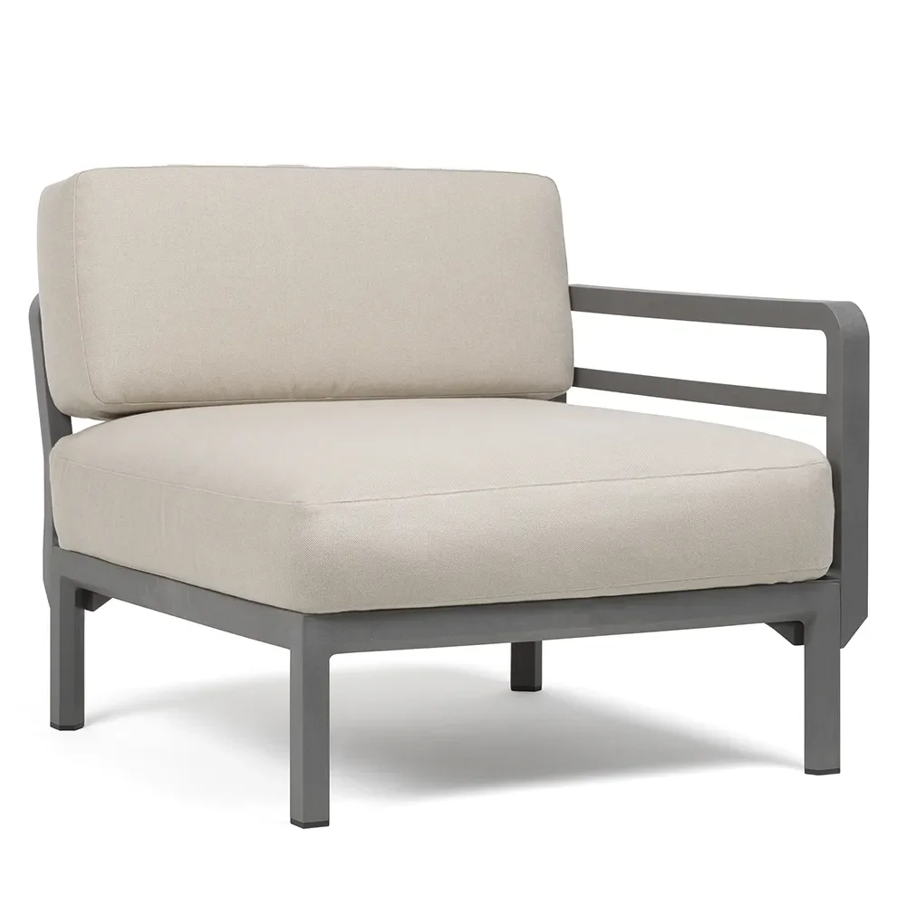 Maximo Päätyosa Basalt-Perla