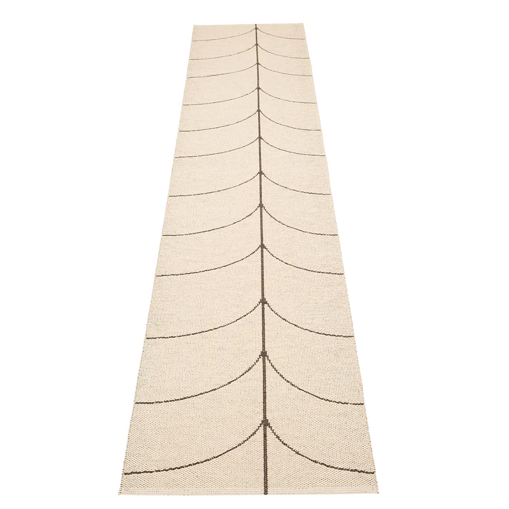 Kudottu Matto Leif Dark Brown 70x360 cm