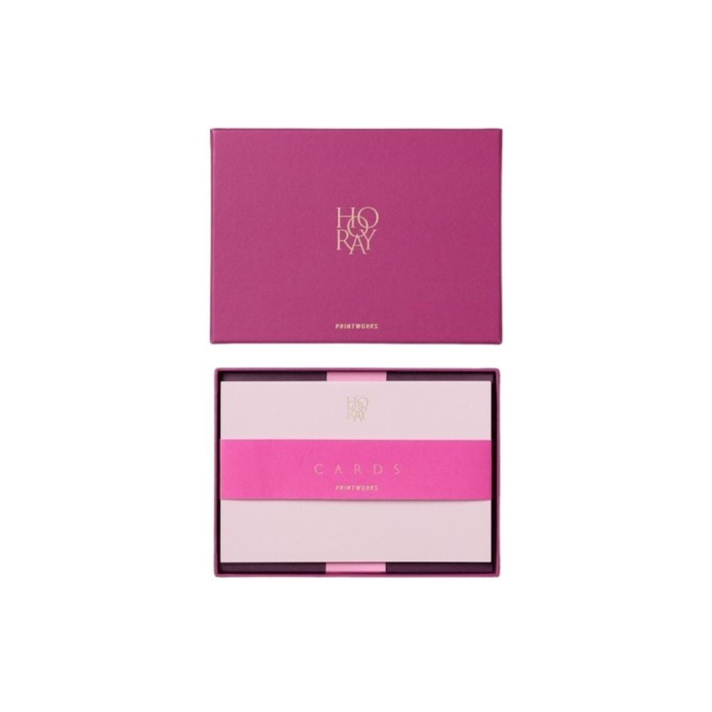 Card & Envelope Set - Hooray Cerise