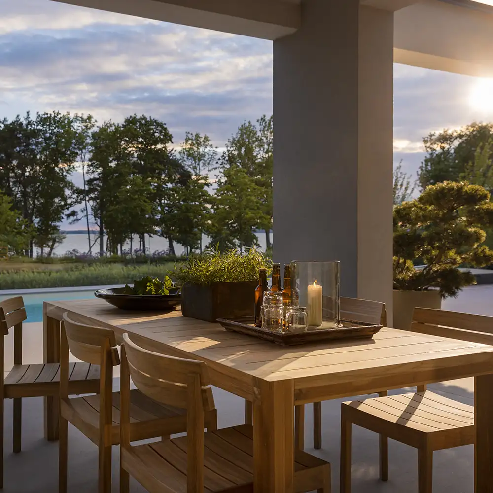 Laknäs ruokapöydän tuoli tiikki