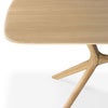 X Ruokapöytä tammi 250x100x76 cm