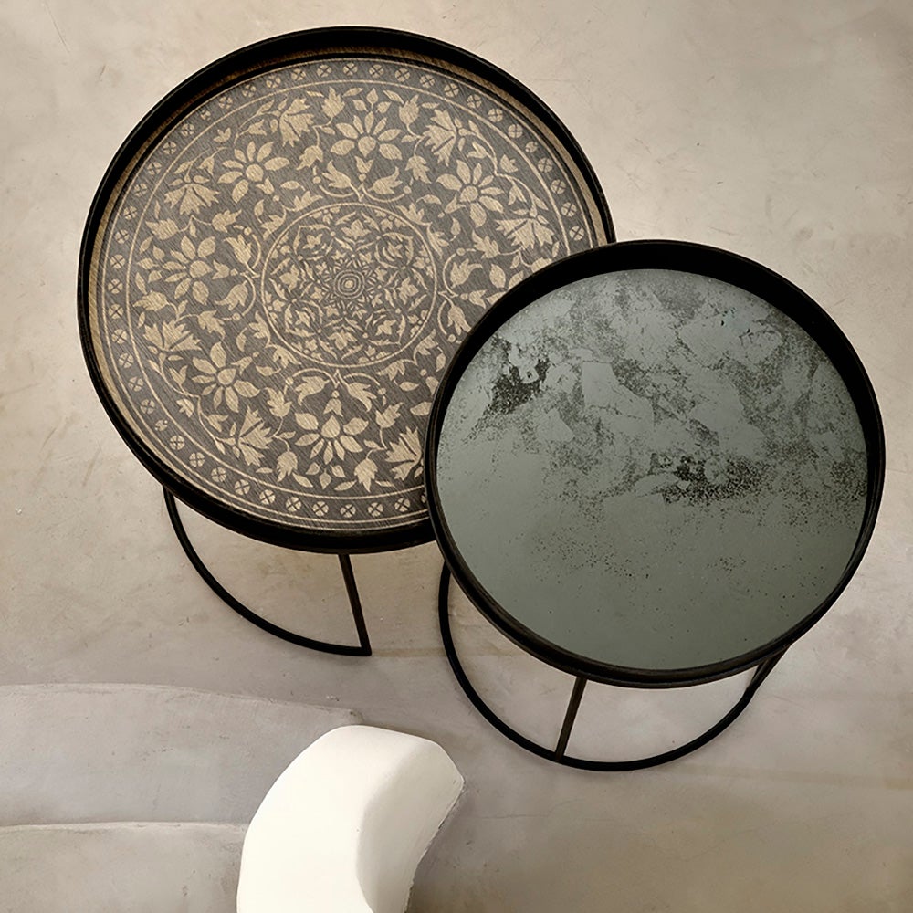 Aged Tarjotin Ø48 cm Clear