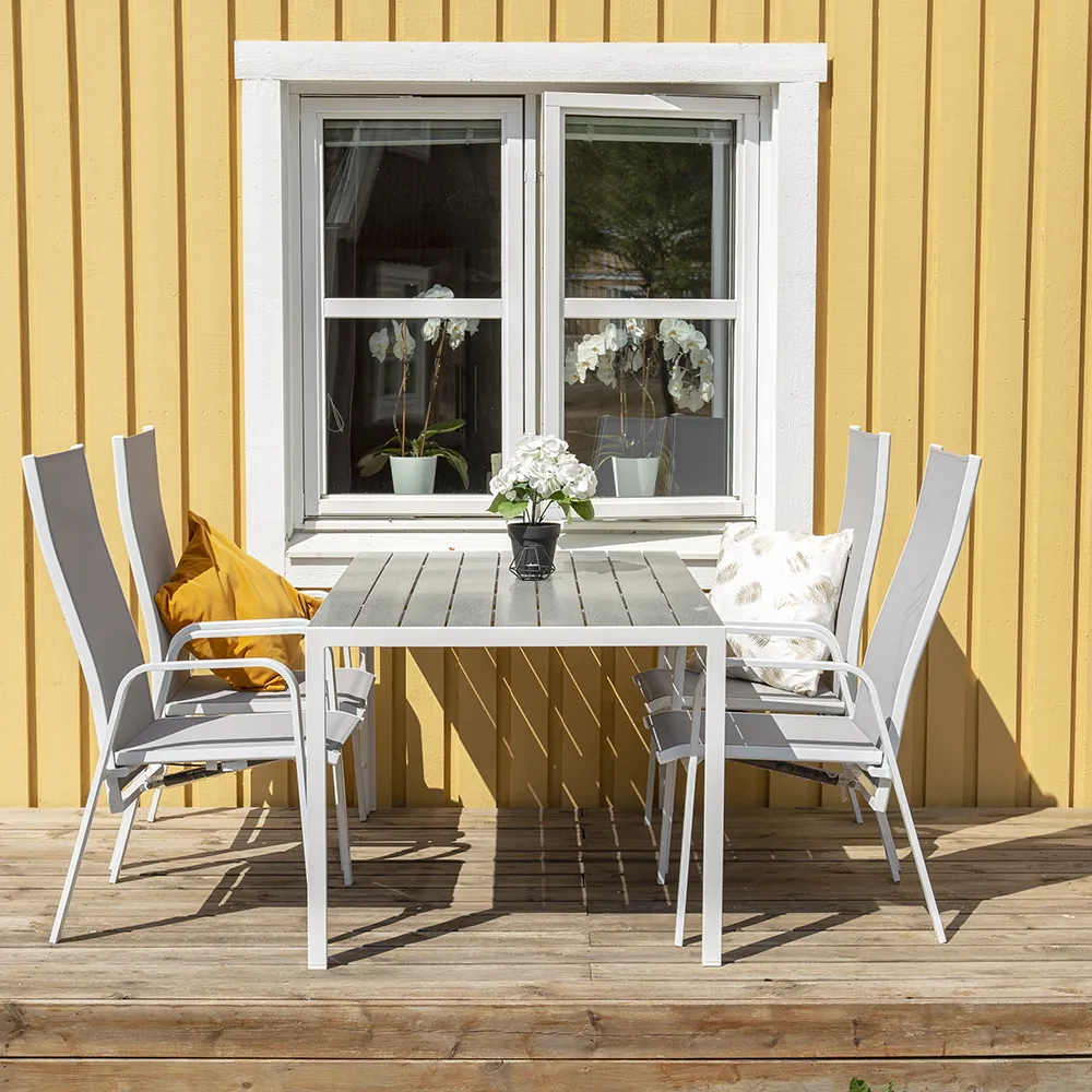 Copacabana asentotuoli Valkoinen/harmaa 2 kpl