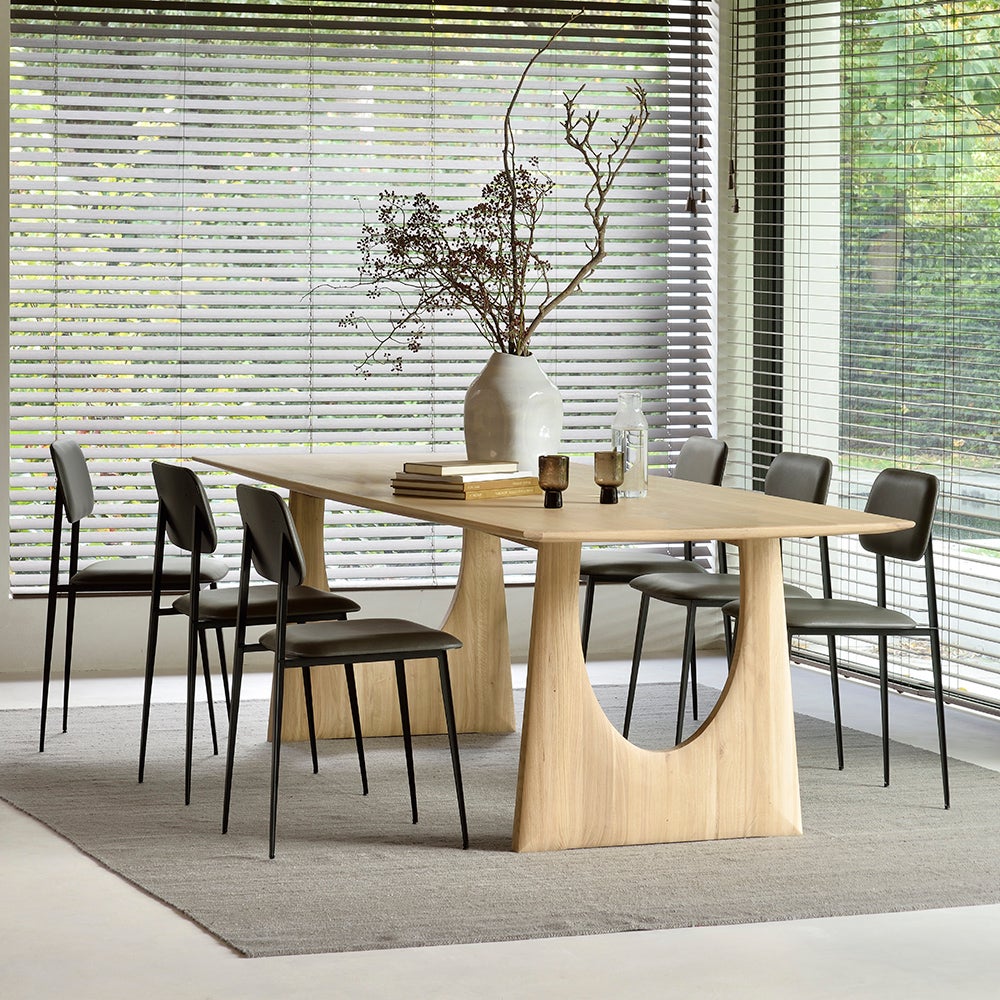 Geometric Ruokapöytä 100x250 cm Tammi