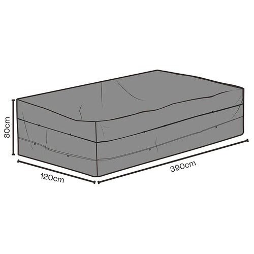  Huonekalujen suojaus 390x120x80 cm Black breathable