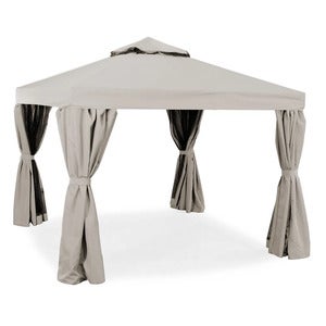 Luxor paviljonki 300x300 cm sand alumiini