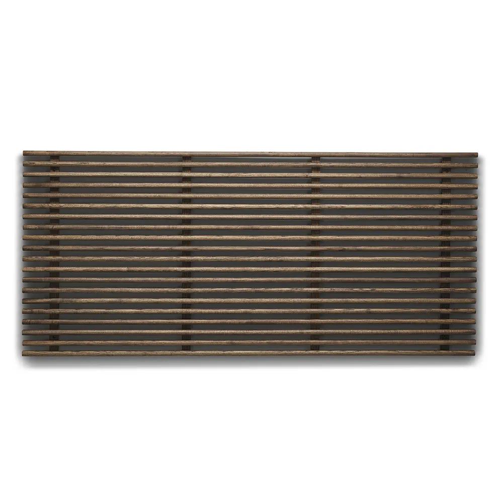 Zana sängynpääty 124 cm Ruskea öljytty saarni