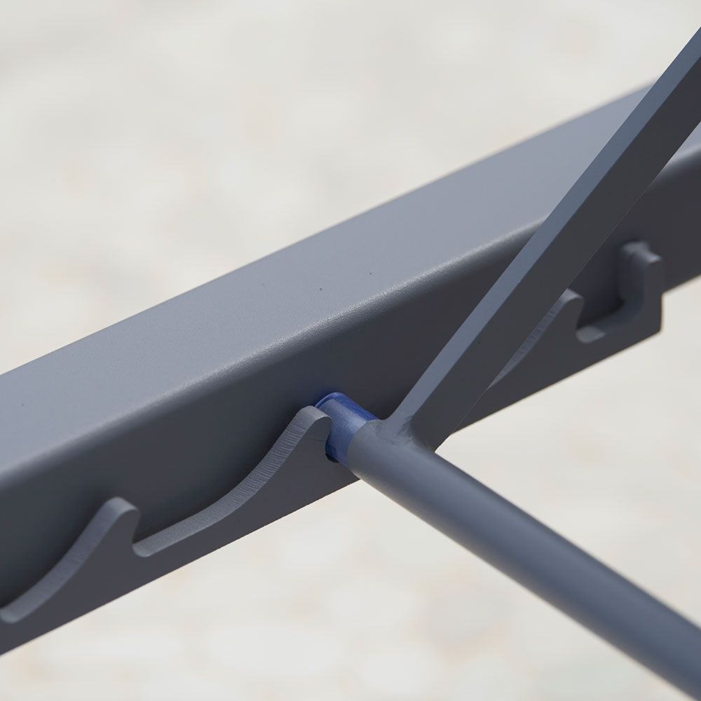 Relax aurinkotuoli Vaaleanharmaa