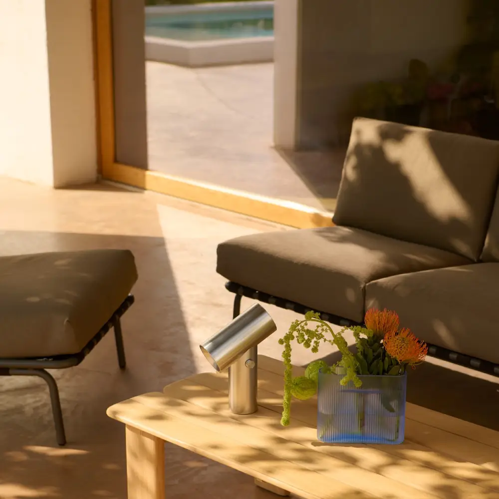 Lounge Sohva Settle 3-seater Ribbed Weave 5/Taupe