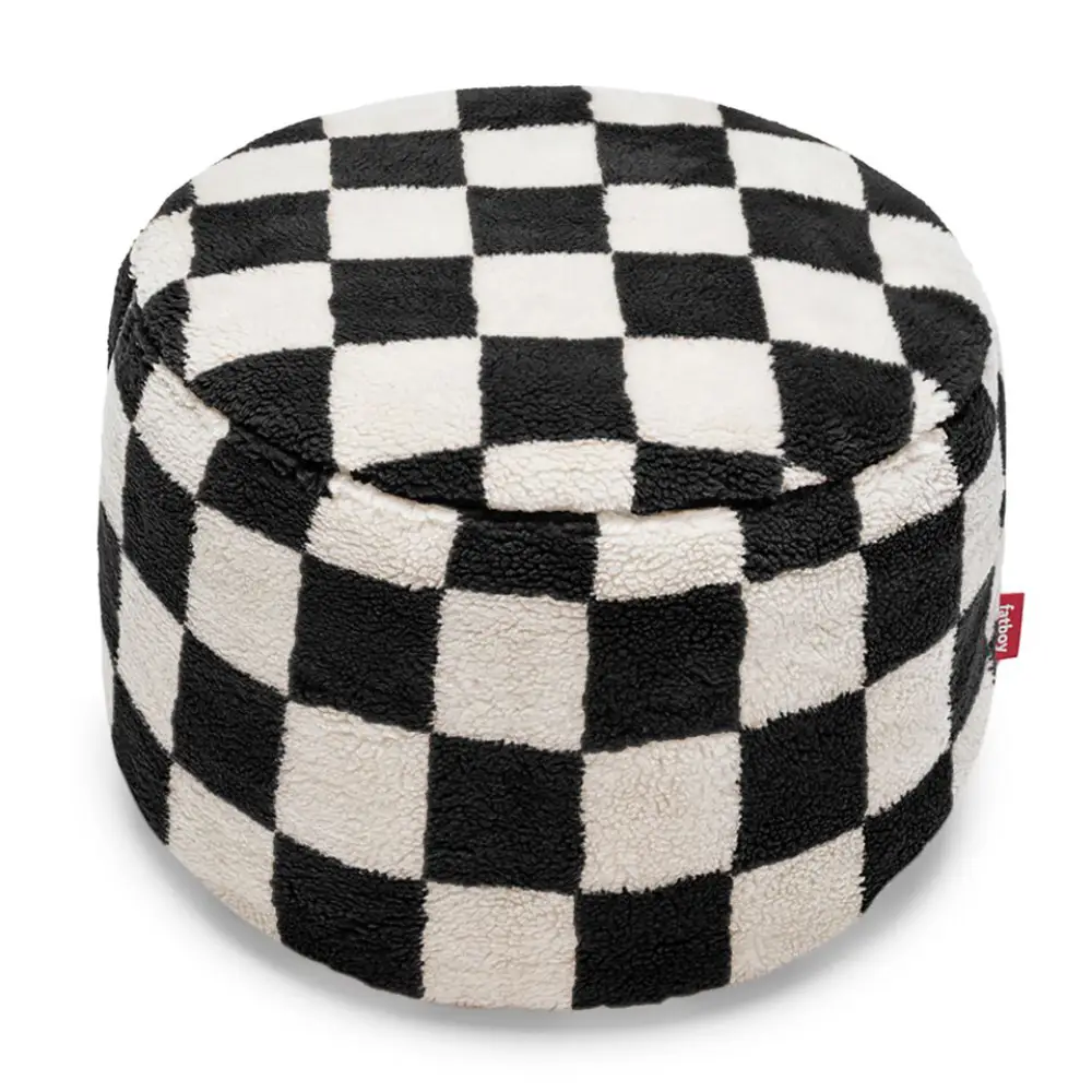 point teddy chess homo black ecru