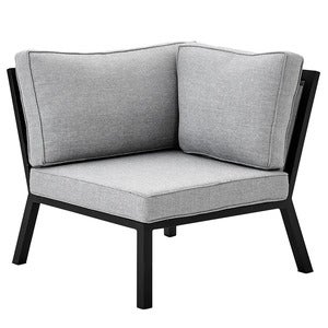 Belfort kulmakappale mukaan lukien tyynyt Musta / Pearly grey