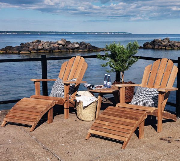 Margariti kansituoli luonnonvärinen tiikki Brafab