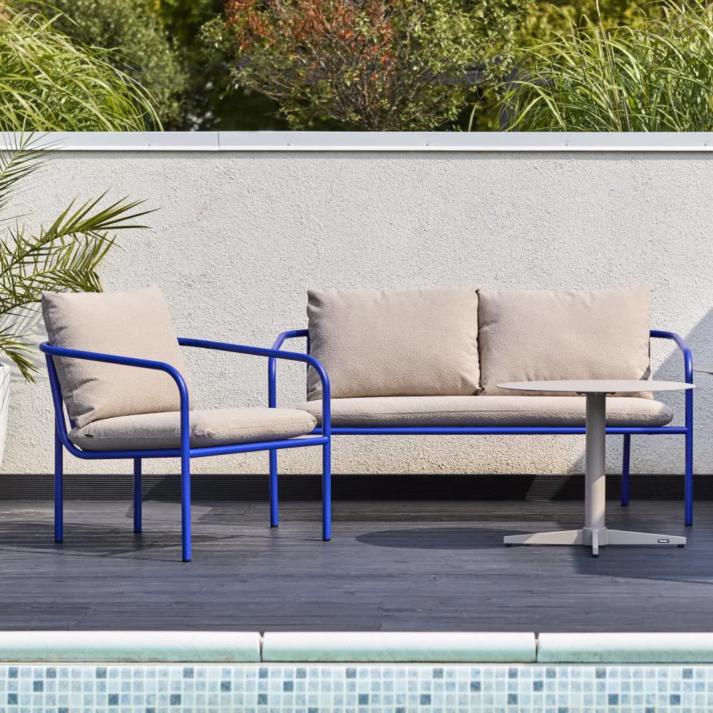 Bendt Sohva Teddy Beige/Indigo Blue