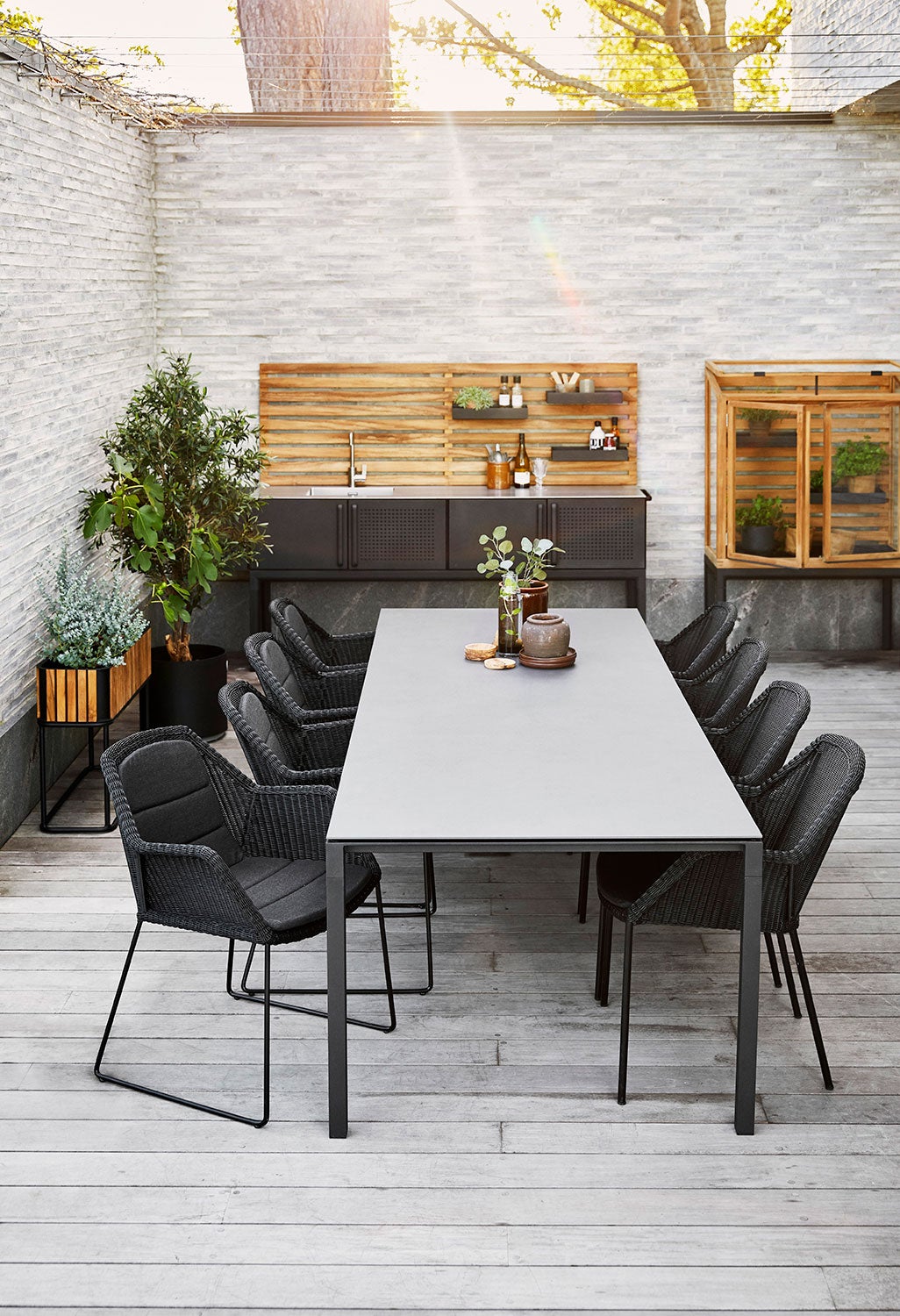 Pure Ruokapöytä 100X280 cm