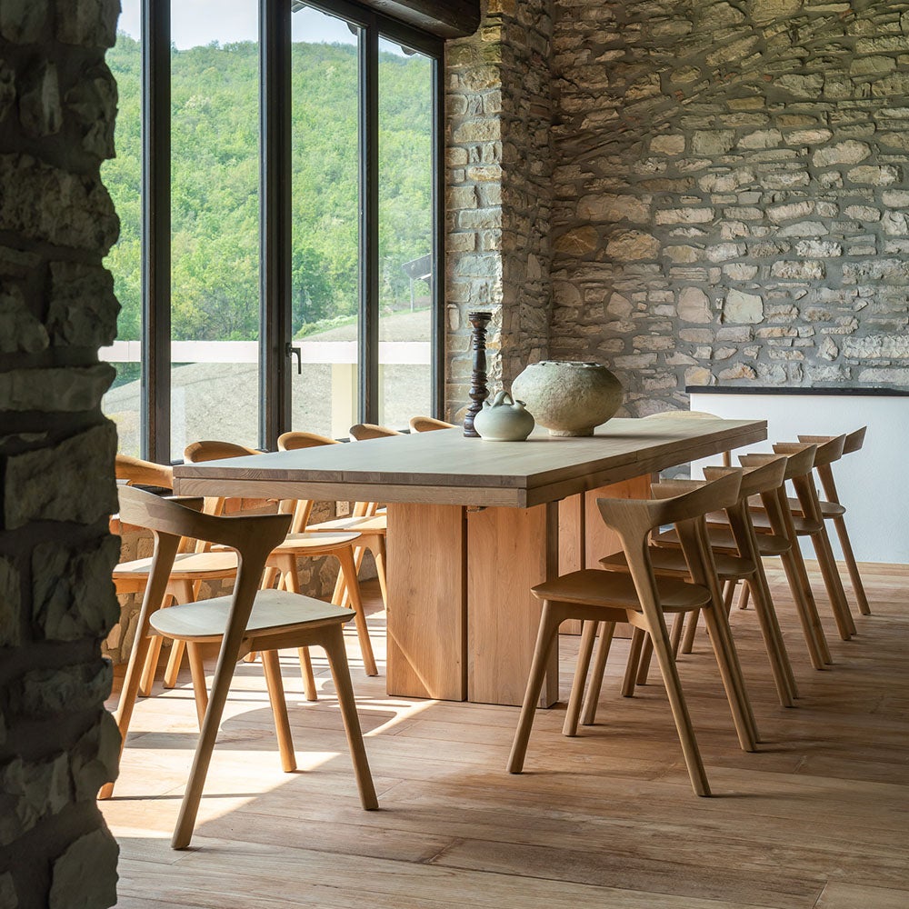 Double Ruokapöytä 100x200-300 cm Tammi