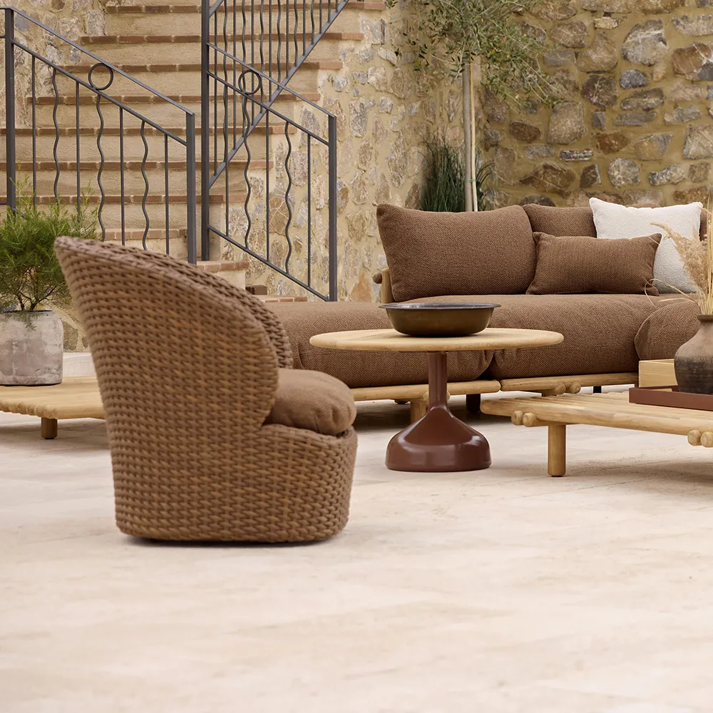 Coast nojatuoli w/swivel Umber brown