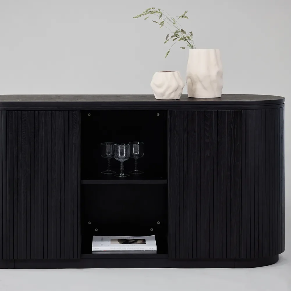 Fjällbacka kaappi musta 