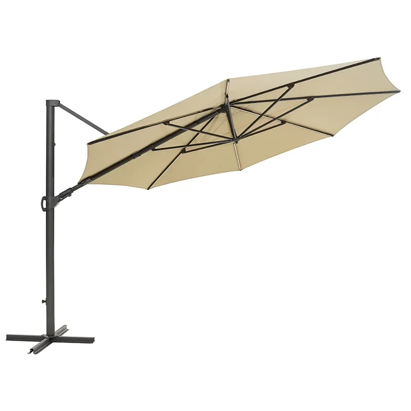 Cliento aurinkovarjo 350 cm Light Grey / Khaki