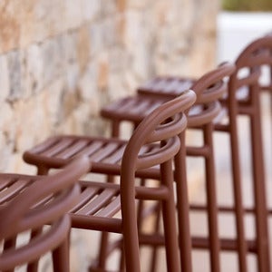 Bliss bartuoli, pinottava Dark green, aluminium