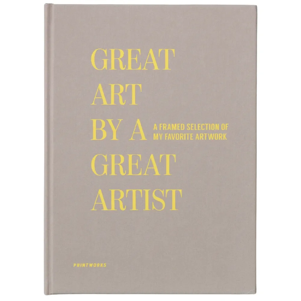 Frame book - Great Art, Beige