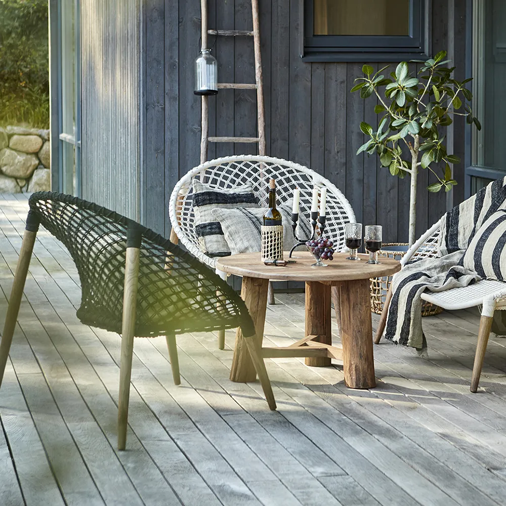 Elof nojatuoli valkoinen 