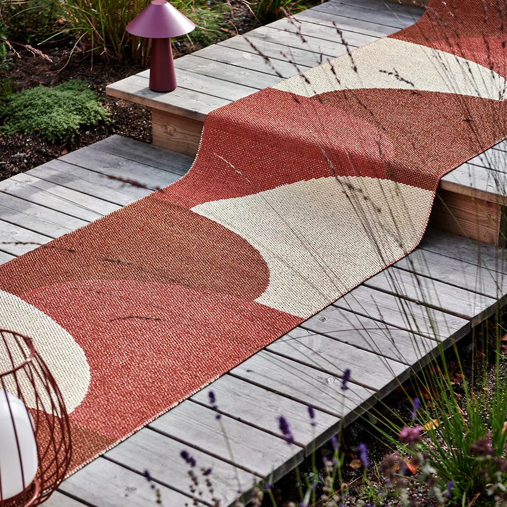 Hill matto Brick/Rust/Cream 70 x 360cm