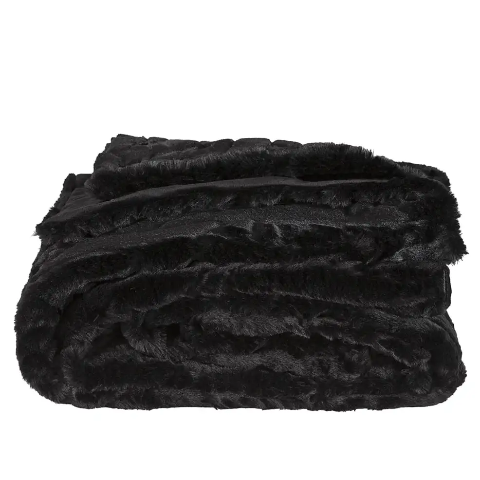 Celine torkkupeitto 127 x 150 cm musta Artwood