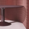 Midst ruokapöytä 120 cm - Dark Red Linoleum Dark Red