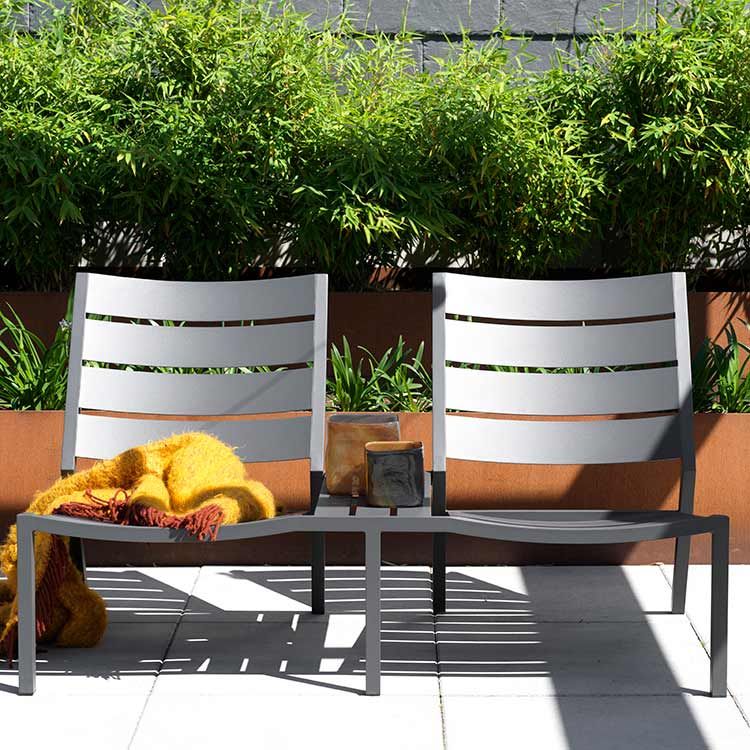 Delia Duo sohva antrasiitti Brafab