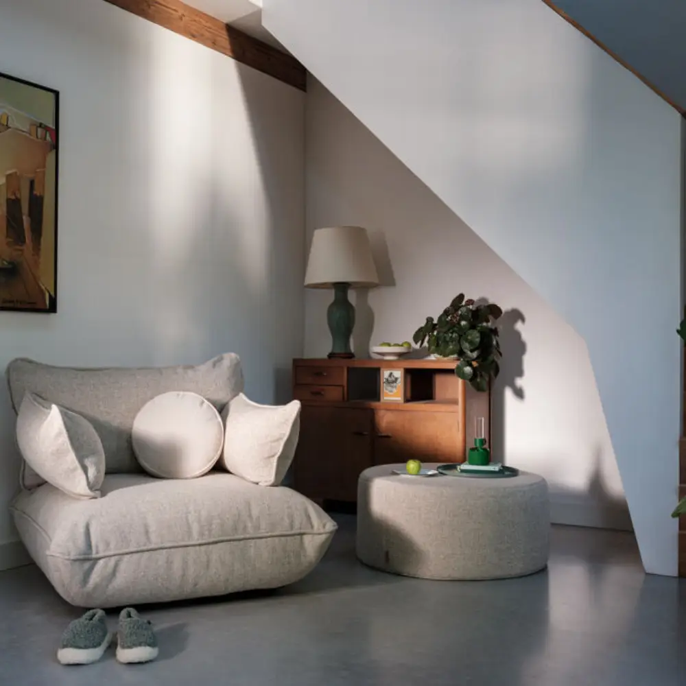 sumo käsinoja boucle recycled beige