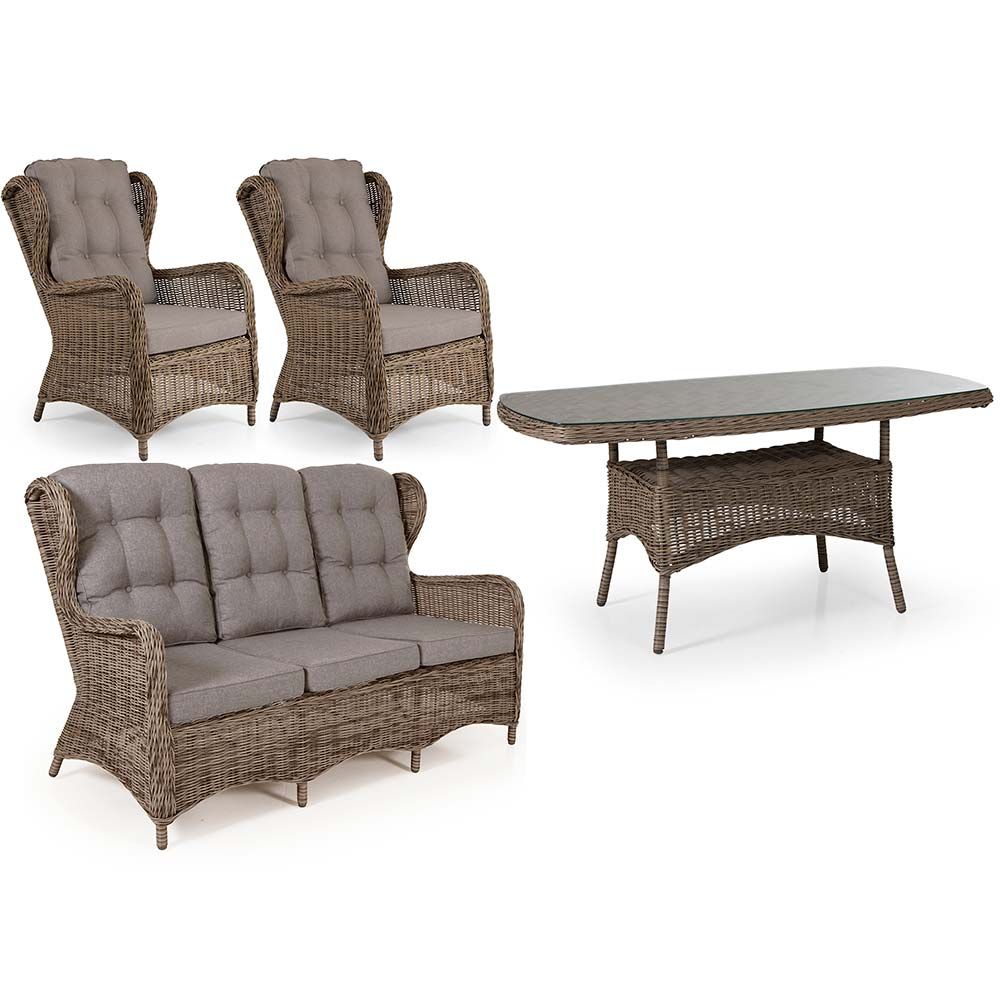 Rosita sohvaryhmä luonnonvärinen Brafab