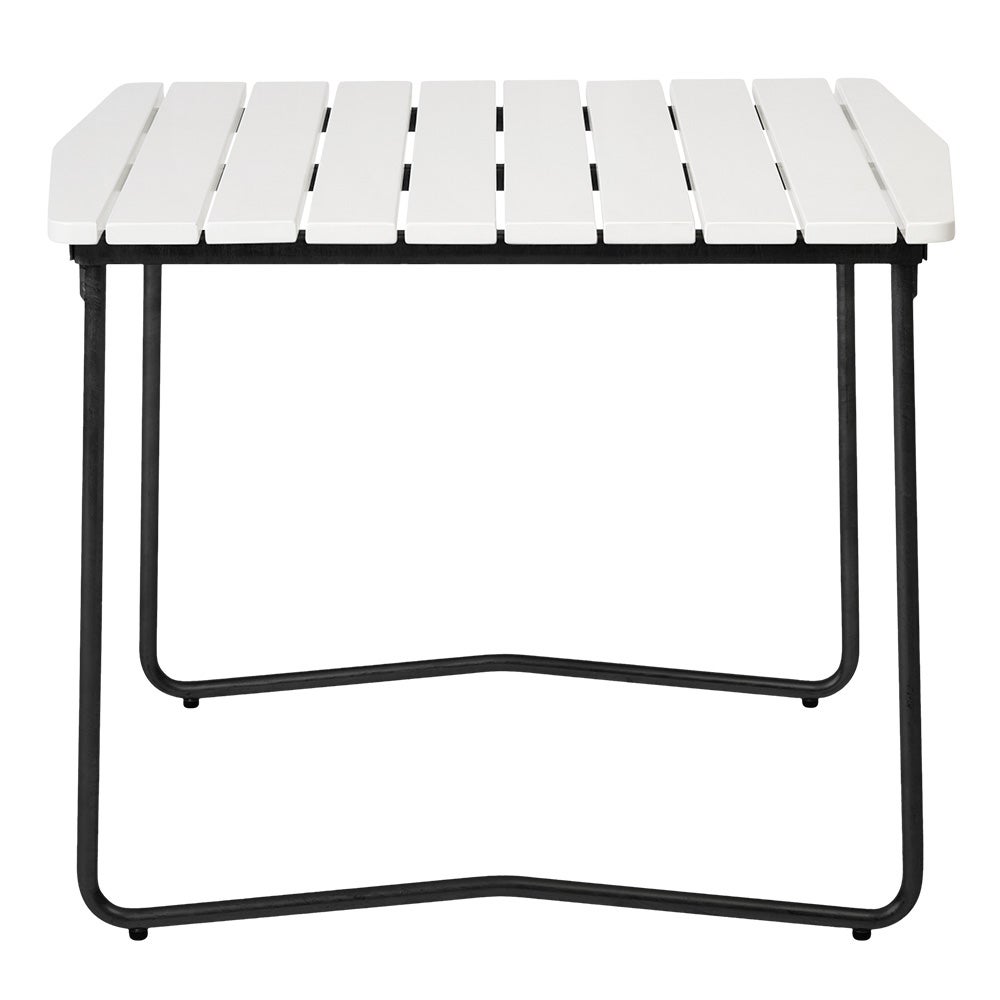 Pöytä B31 84 Valkolakattu tammi / musta runko