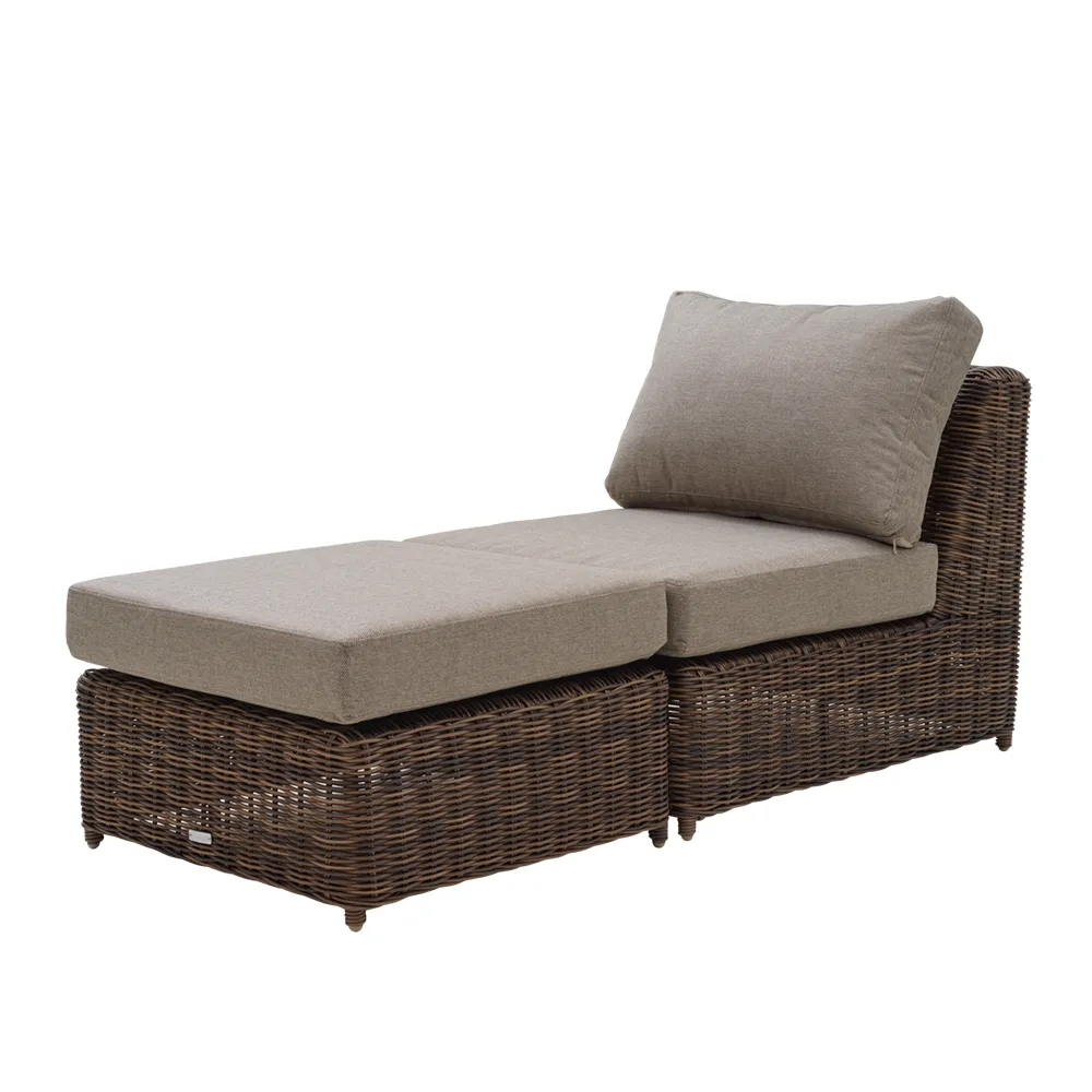 Glendon ottomaani  Dark brown / Soft moose