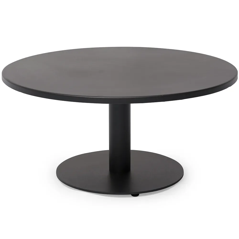 Näsby sohvapöytä Ø80 cm Musta