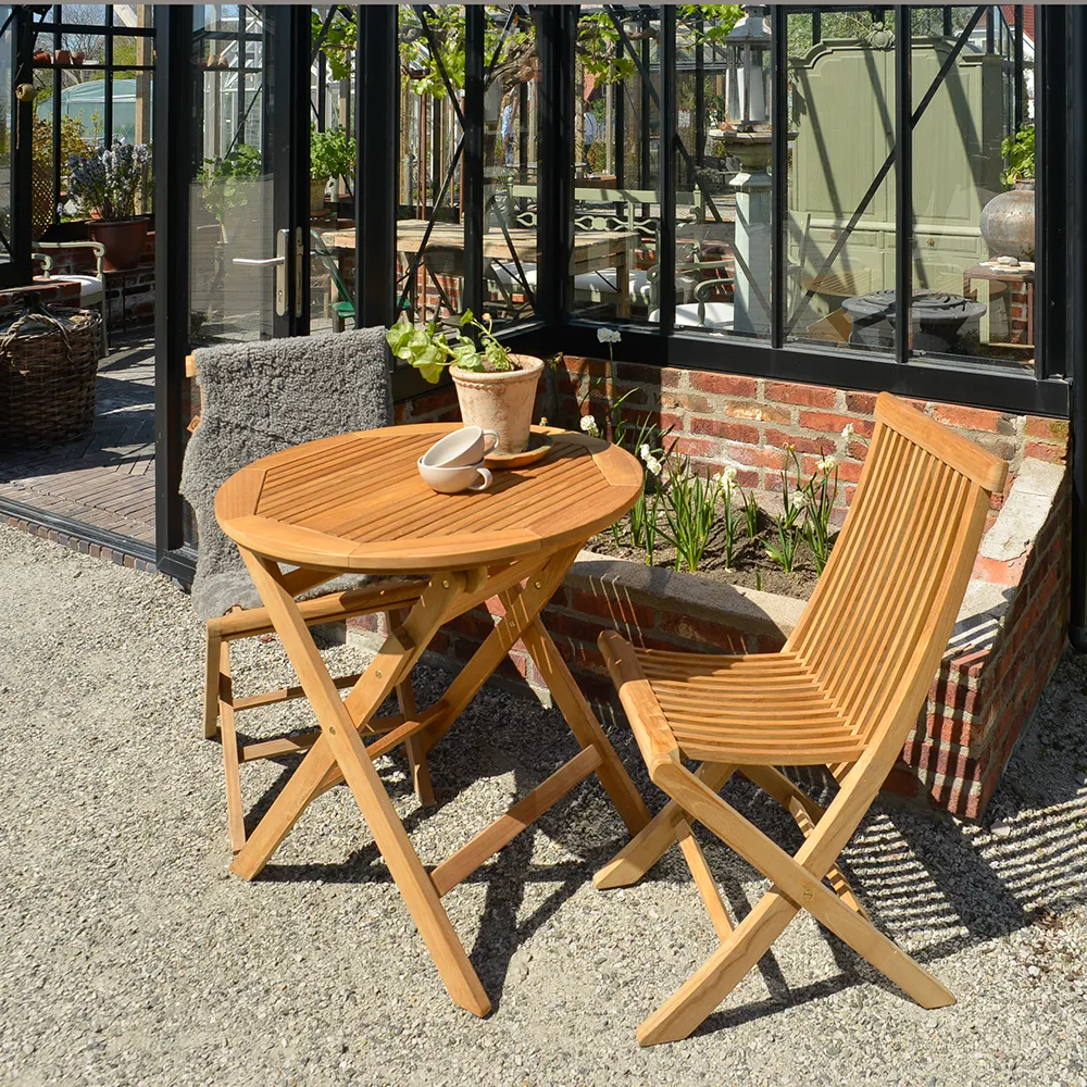 Turin ruokapöydän tuoli tiikki 