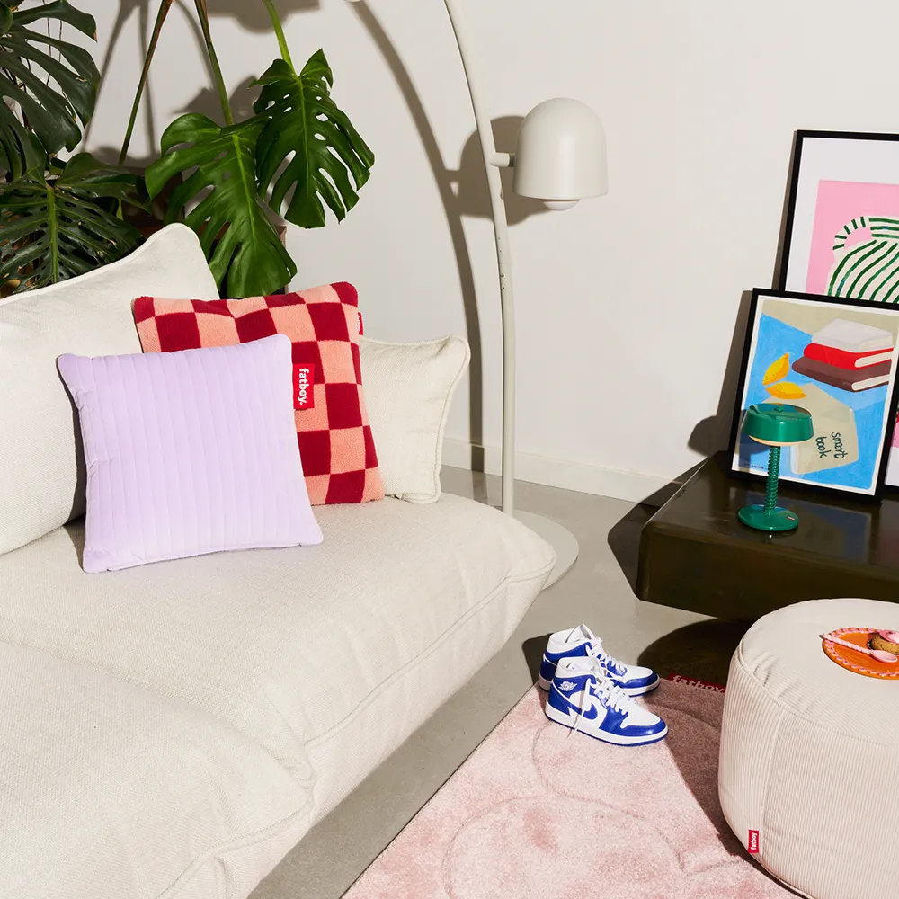 Hotspot quadro line lämpötyyny velvet lilac