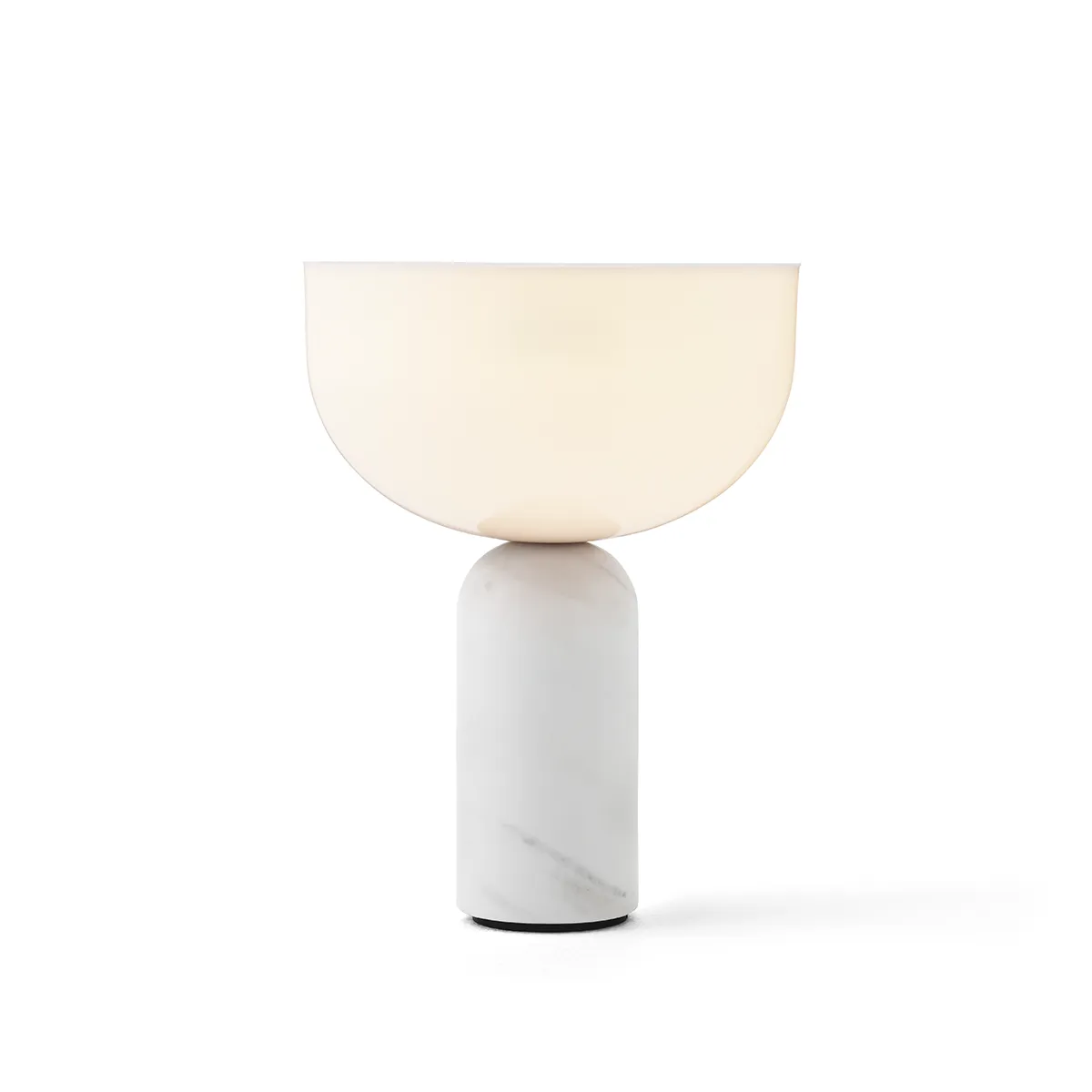 Kizu Kannettava pöytävalaisin Valkoinen Marble