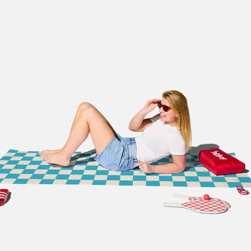  Beach baggy XL Nopeasti kuivuva pyyhe chess azur