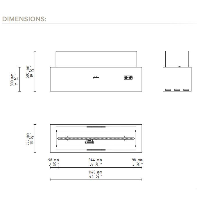 Galio Corten Manuaalinen nestekaasulämmitin 