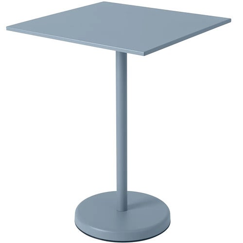Linear Steel Baaripöytä 70x70 h: 95 cm Pale Blue